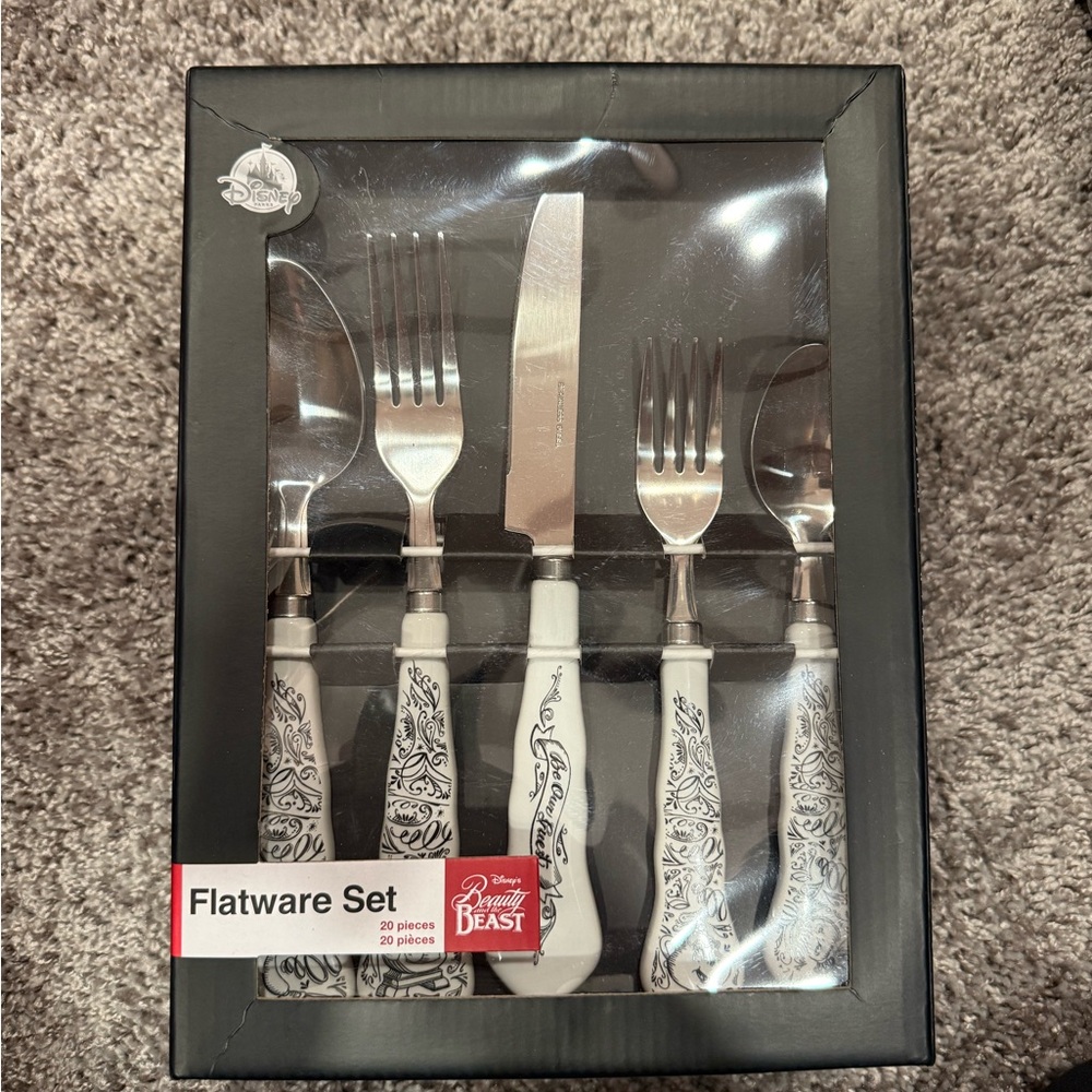 Disney Beauty and the Beast Flatware Set